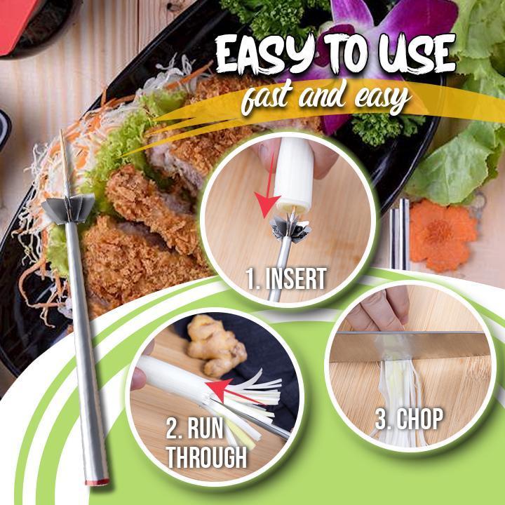 Stainless Steel Plum Blossom Onion Cutterš„