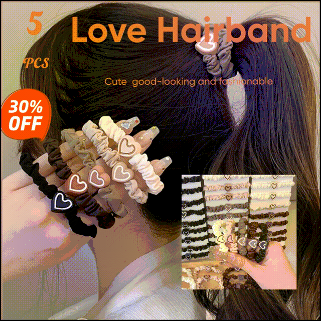 Love Hairband(5 PCS/SET)💖