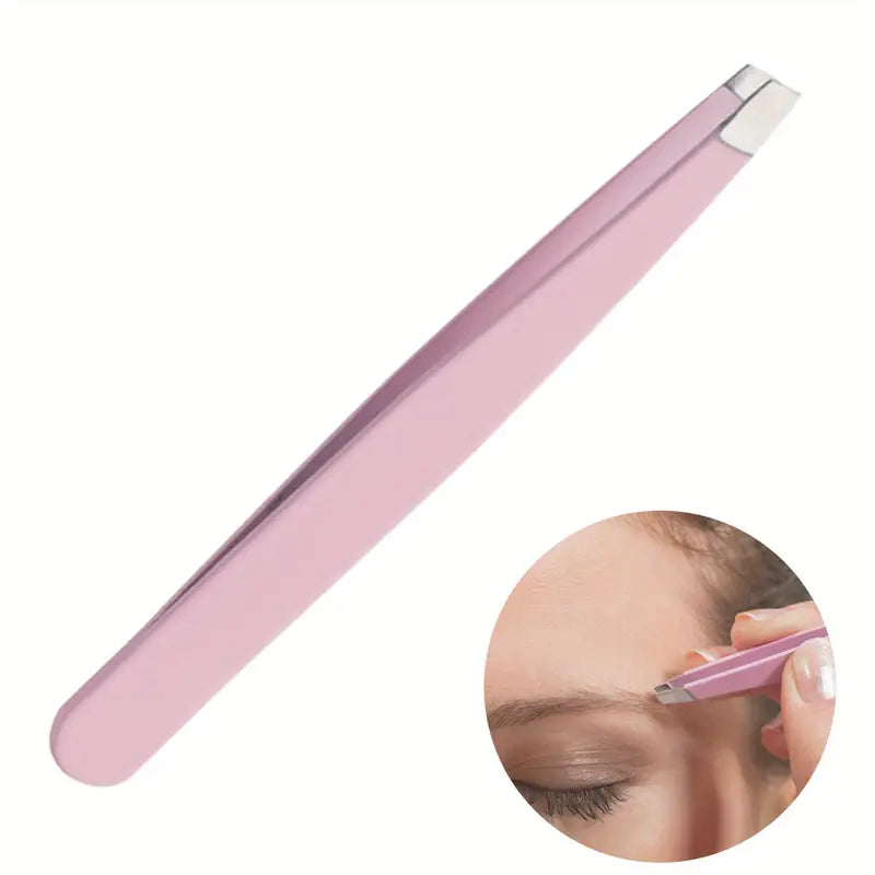 Multipurpose Stainless Steel Eyebrow Tweezers