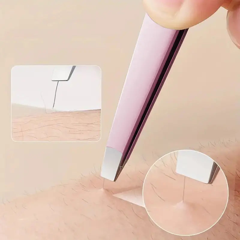 Multipurpose Stainless Steel Eyebrow Tweezers