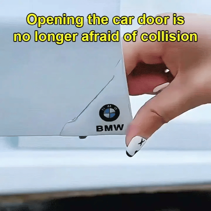 Car door corner transparent anti-collision protection sticker