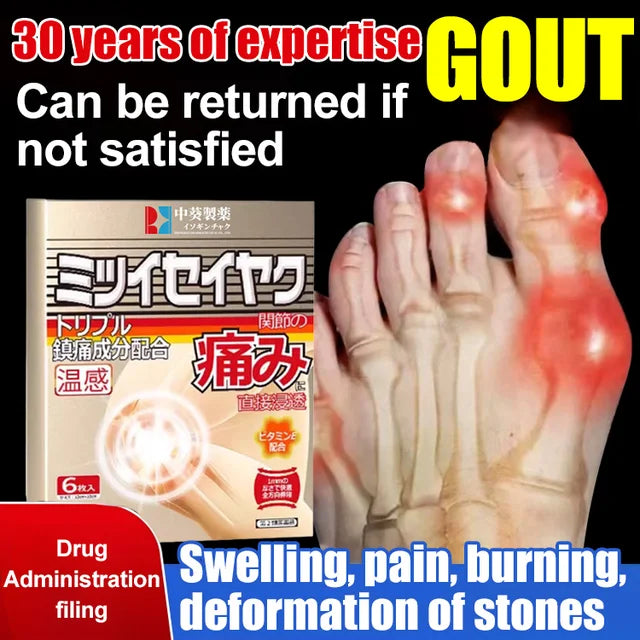 Gout plaster