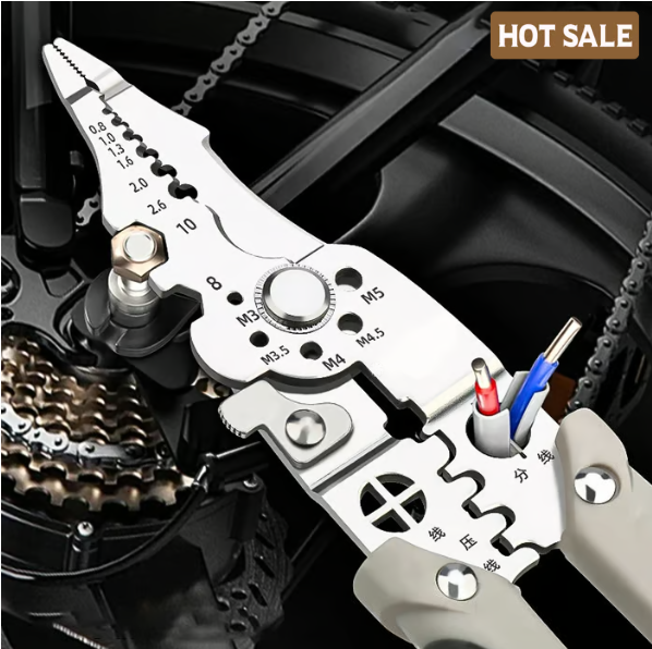 Multifunctional Wire Stripper Crimper Cable Cutter Pliers