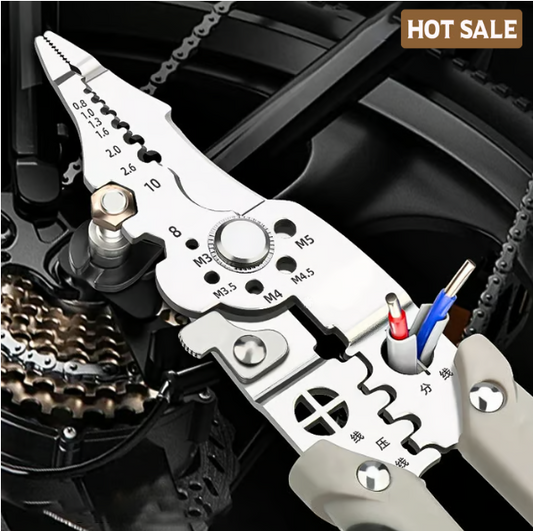 Multifunctional Wire Stripper Crimper Cable Cutter Pliers