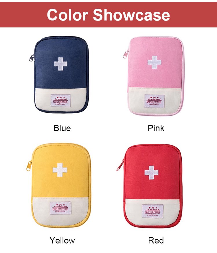 Portable travel small medicine bag