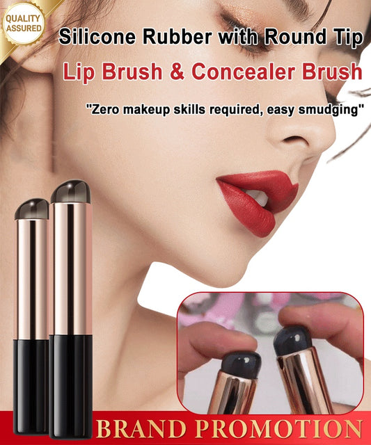 [Lip Plumping] Soft Round Tip Silicone Lip Brush