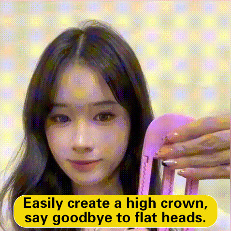 High skull top fluffy clip