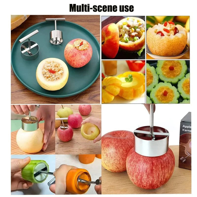 Stainless Steel Multifunction Apple Pear Core Separator Kitchen Tool