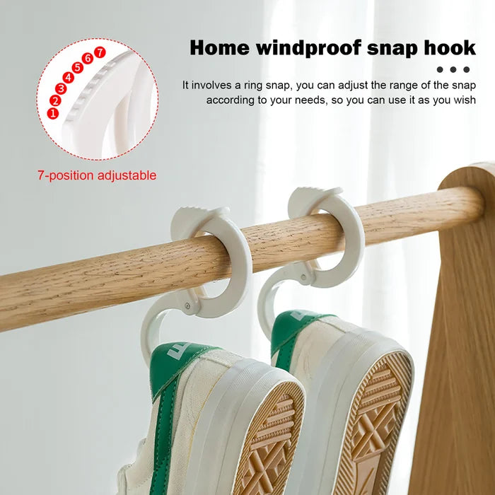 4 PCS/SET Multifunctional snap S-shaped hook