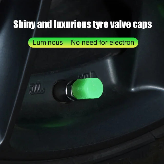 😍 50% off 😍 FOR TODAY ONLY !!! 🔥Fluorescent Tyre Valve Caps