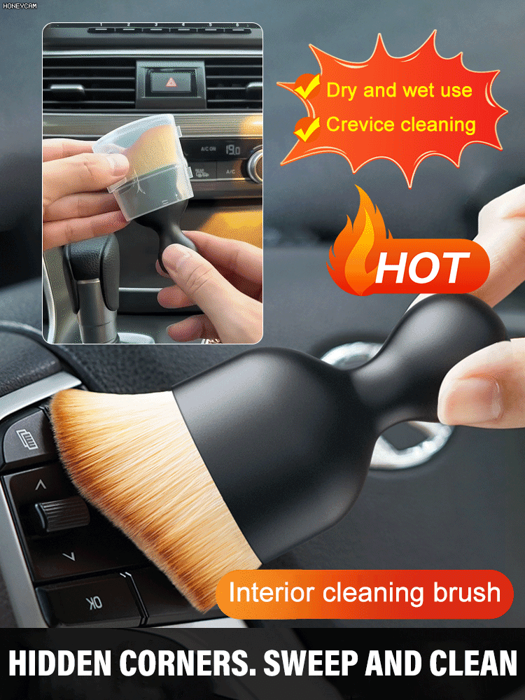 ⚡High-grade car interior cleaning and dusting brush⚡