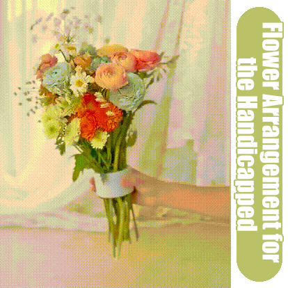 Spiral flower pole bracket