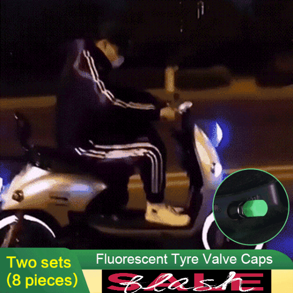 😍 50% off 😍 FOR TODAY ONLY !!! 🔥Fluorescent Tyre Valve Caps