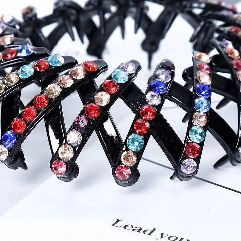 Rhinestone Bird's Nest Hairpin