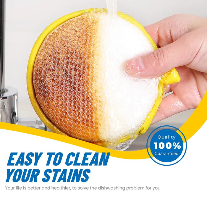 Double-sided Dishwashing Sponge 3PCS/SET