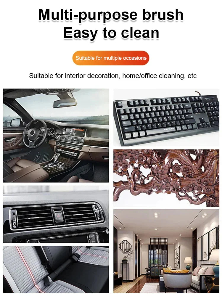 ✨Car interior cleaning brush
