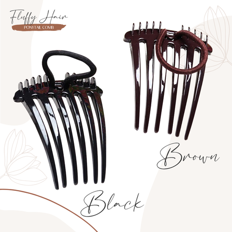 Fluffy HairPonytail Comb