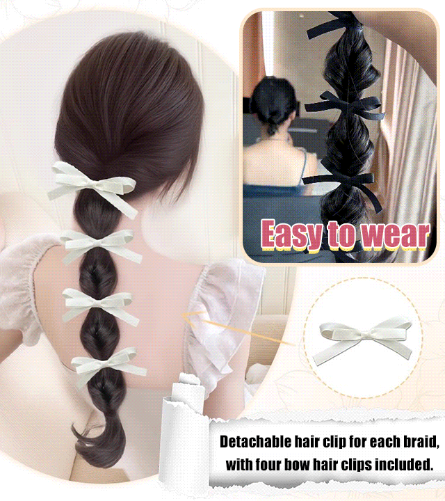 Bubble Bun Clip Hairpiece