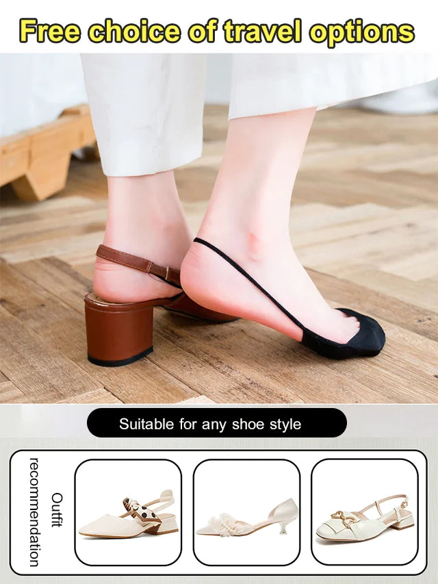 Invisible thin ice silk garter stockings