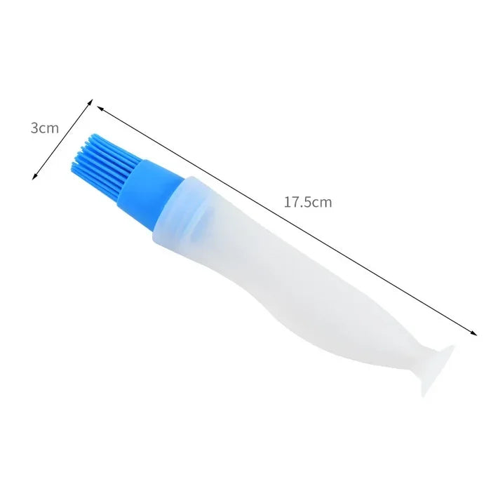 Silicone Oil Bottle Brush with Lid