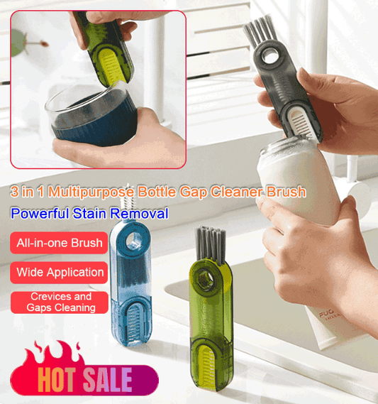✨3 in 1 Cleaning Brush Multifunctional Bottle Gap Cleaner Brush