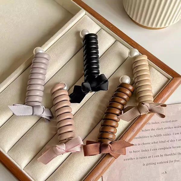 Braided Wire Hairbands with Bow
