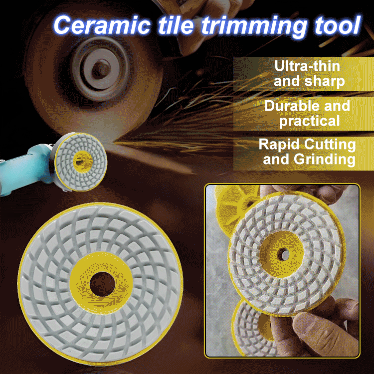Ceramic tile trimming tool