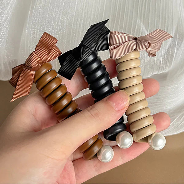 Braided Wire Hairbands with Bow