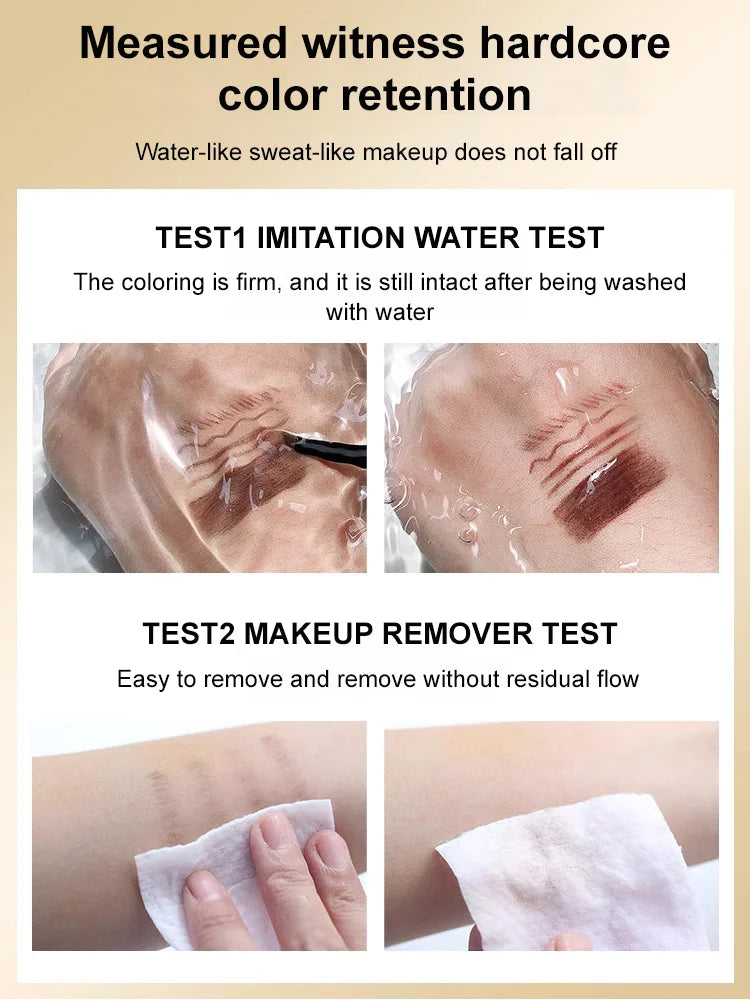 Waterproof sweatproof long lasting eyebrow