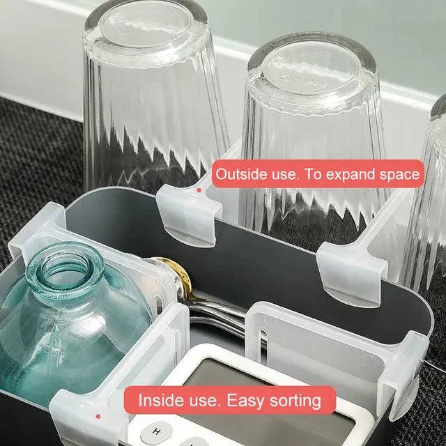 Freezer compartment clip