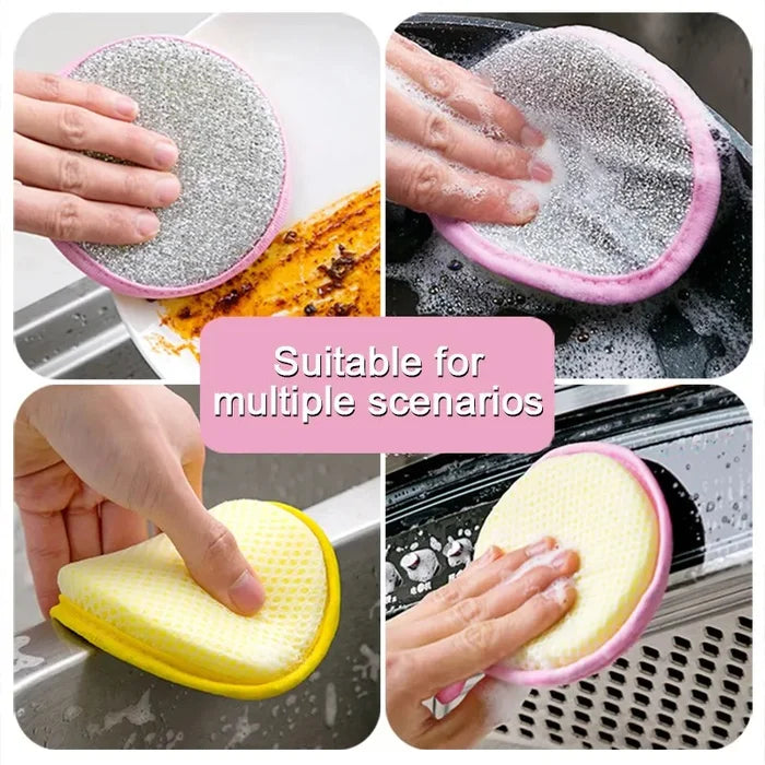 Double-sided Dishwashing Sponge 3PCS/SET