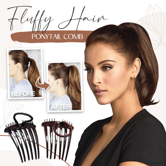 Fluffy HairPonytail Comb
