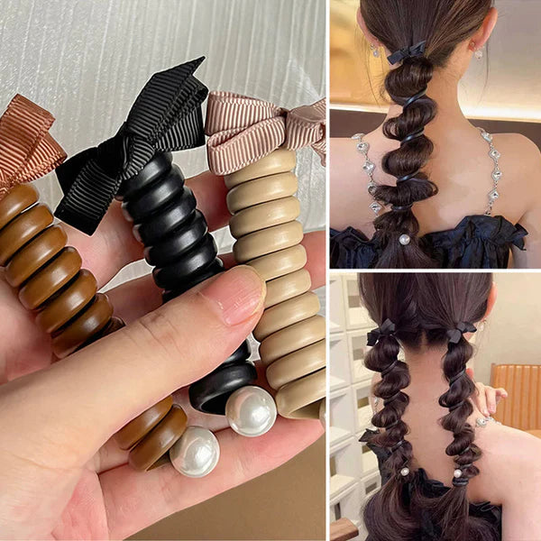 Braided Wire Hairbands with Bow