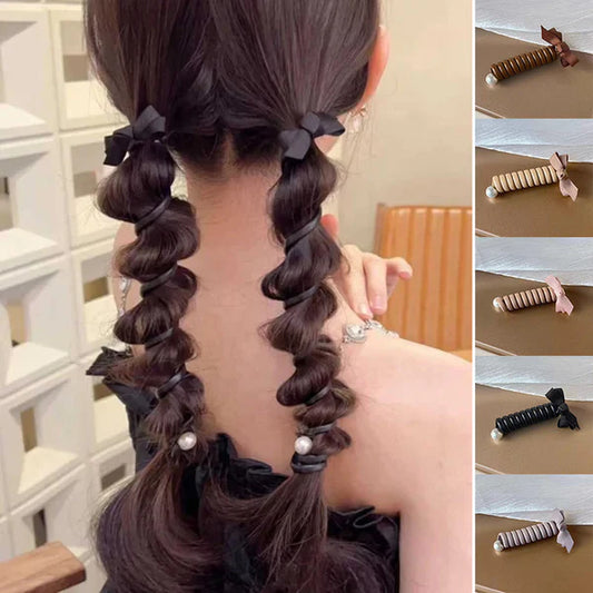 Braided Wire Hairbands with Bow