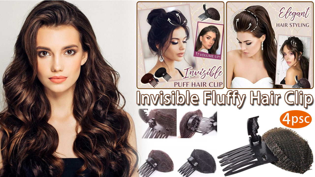 Fluffy hair clip