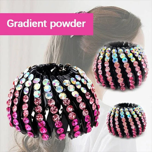 Rhinestone Bird's Nest Hairpin