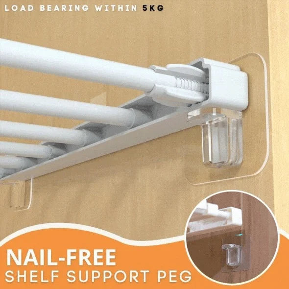 Last Day Promotion 48% OFF - Nail-Free Shelf Support Peg