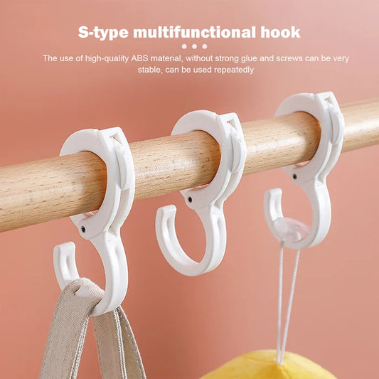 4 PCS/SET Multifunctional snap S-shaped hook