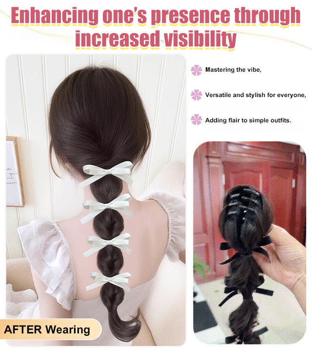 Bubble Bun Clip Hairpiece