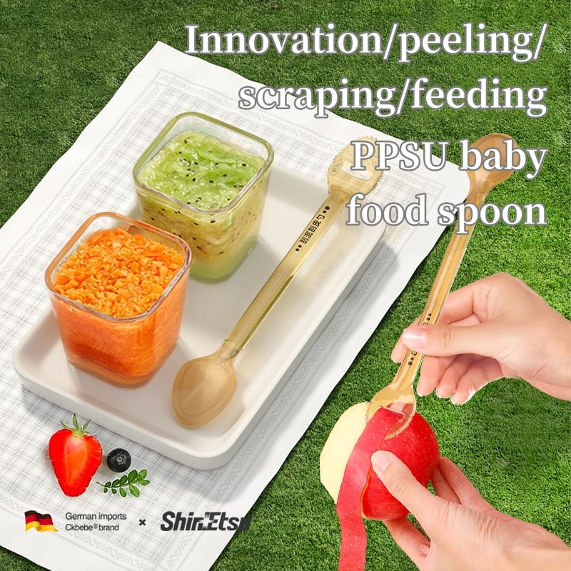 ✨The second half price💥Baby double head scraper PPSU mud digging spoon