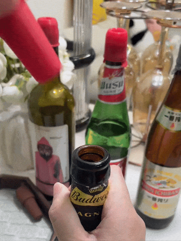 Wine sealing stopper with handle