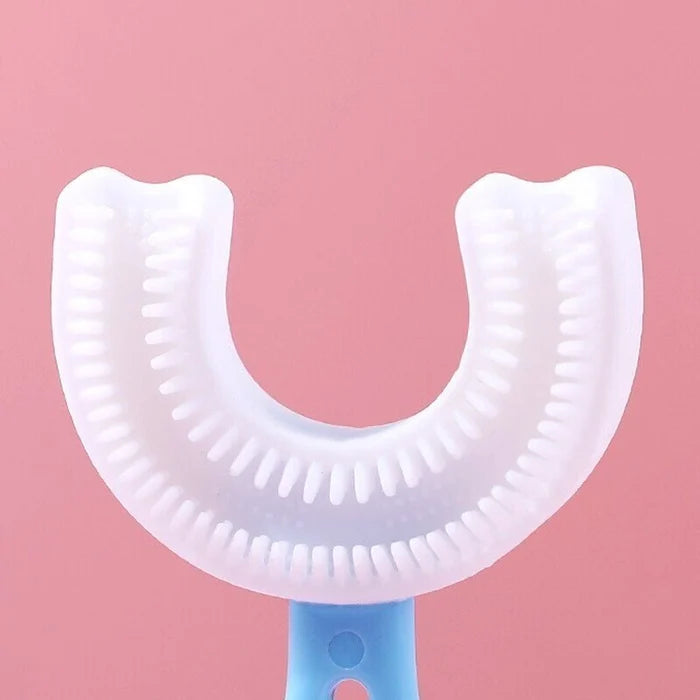 U-shaped children's toothbrush