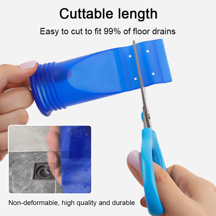 Anti-odour silicone floor drain backflow preventer