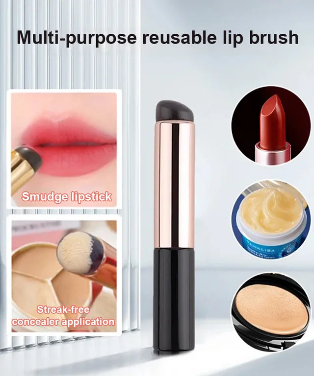 [Lip Plumping] Soft Round Tip Silicone Lip Brush