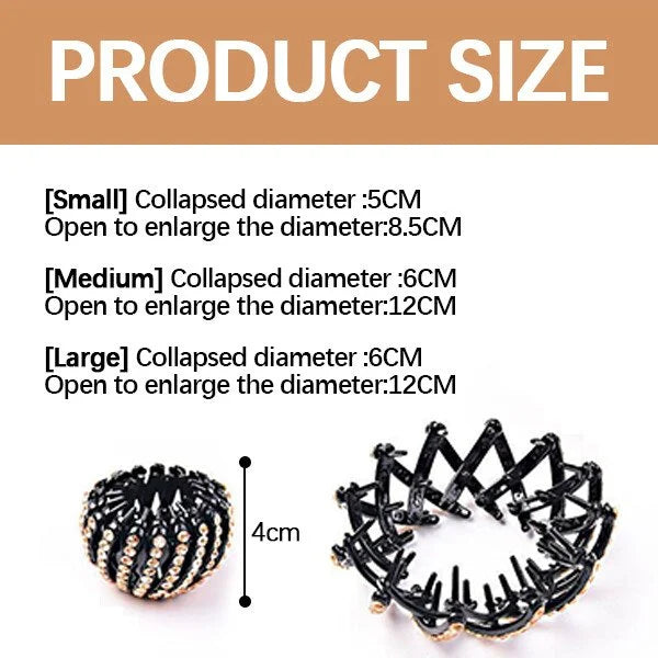 Rhinestone Bird's Nest Hairpin