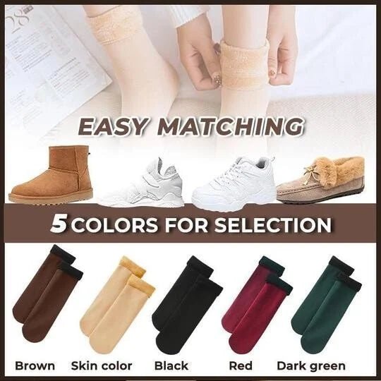 Thicken Plush Socks 🔥 Winter Sale 🔥（BUY 1 GET 1 FREE）