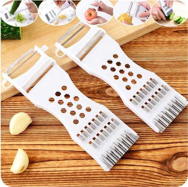 Kitchen Multifunction Plastic Frame Vegetable Fruit Grater Slicer Peeler