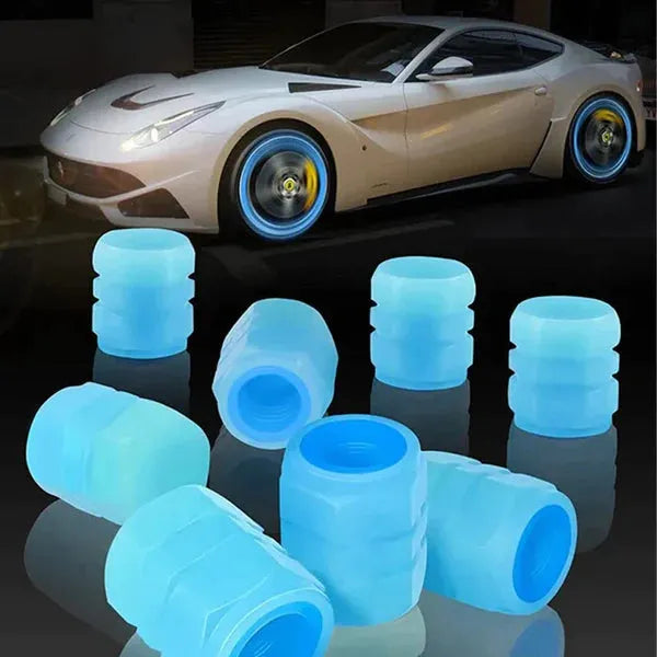 Car luminous tire cap