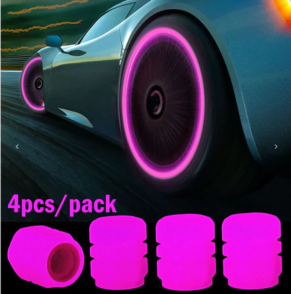 Car luminous tire cap