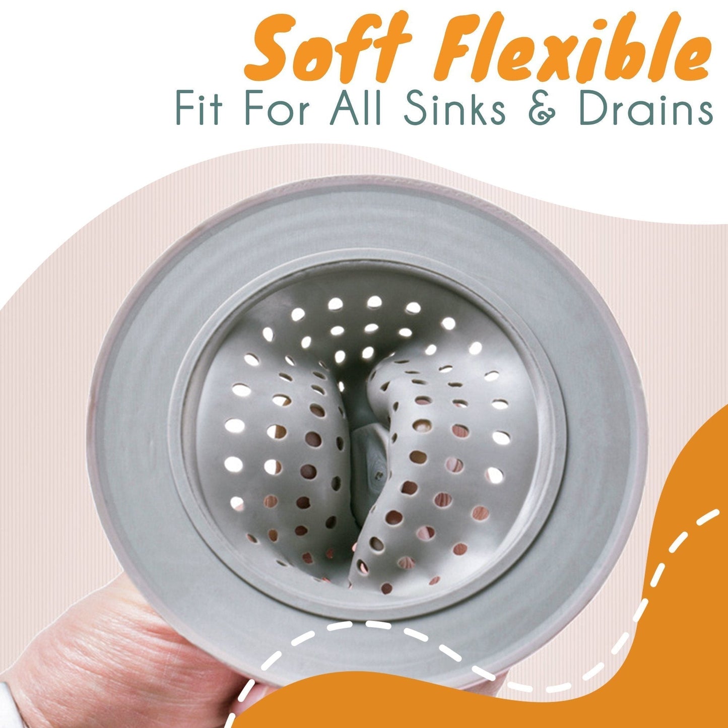 Touchless Anti-Clog Sink Strainer